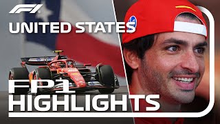 FP1 Highlights  2024 United States Grand Prix [upl. by Nylrem]