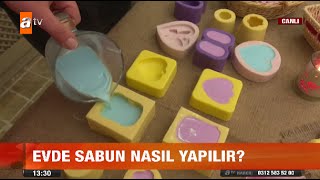 Evde sabun nasıl yapılır  atv Gün Ortası Bülteni [upl. by Baldwin971]