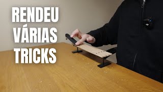 TRICKS DE FINGERBOARD NA BORDA  SKATE DE DEDO [upl. by Narual]