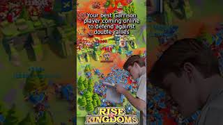 😂 Being GARRISON LEAD in Rise of Kingdoms [upl. by Atiuqet]