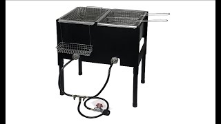 Barton HighPressure Freestanding Triple Basket Deep Fryer  Overview [upl. by Brody559]