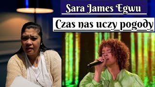 Sara EgwuJames  quotCzas nas uczy pogodyquot  Finał  The Voice Kids Poland 4 REACTION [upl. by Poland]