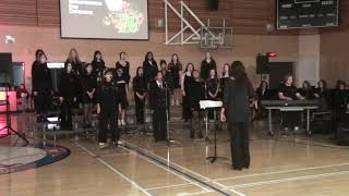 Salish Secondary Choir Surrey BC Remembrance Day  performing Fix You Nov 07 2024 [upl. by Dulci]