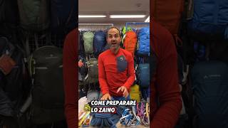 Preparare lo zaino da alpinismo arrampicata [upl. by Hazrit]