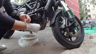 Benelli 752s First Change oil [upl. by Erinna]