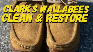 Clarks Wallabees Cleaning amp Restoration cleaning clarks [upl. by Eilrahc924]