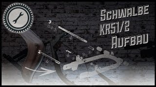 Simson Schwalbe Kr512 Komplettaufbau  Schritt für Schritt Anleitung [upl. by Akima]