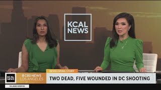 2 dead 5 others injured after mass shooting in DC [upl. by Heathcote513]