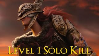 ELDEN RING  Malenia Blade of Miquella Solo Level 1 No BleedFrost Kill [upl. by Ahsen]