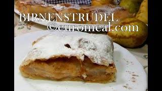 Birnen Strudel  euromealcom [upl. by Crotty]