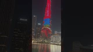 Dubai vlog Burj Khalifa view Fountain Show burjkhalifa song travel burjview viralshort vlog [upl. by Gnex]