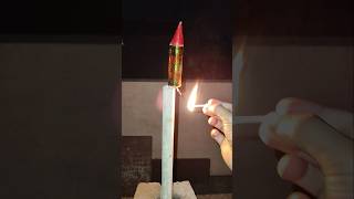 Rocket Test  Rocket testing Diwali shortsfeed ytshorts experiment shorts crackers rockets [upl. by Ervine72]