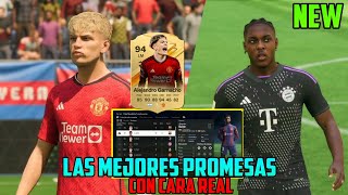 Las Nuevas Jóvenes Promesas con Cara Real en EA SPORTS FC 24 ¡FICHALAS YA [upl. by Samaria622]