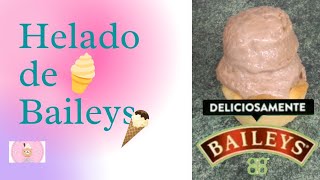 🍦Helado de Crema de Café Bailleys Económico Porque Es Con BAILEYS De Barrio CocinandoRico 😋 [upl. by Prakash]