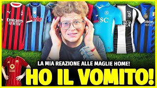 HO IL VOMITOOOO La mia REAZIONE alle DIVISE HOME della SERIE A 202425 [upl. by Libove]