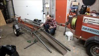 How To Build A Motorcycle Transporter Trailer Part 3 [upl. by Ahseket]