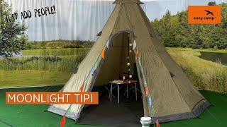 Easy Camp Tent MOONLIGHT TIPI [upl. by Hayne538]