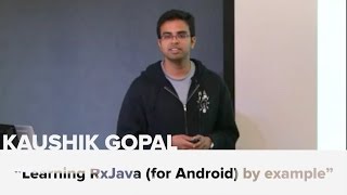 Learning RxJava for Android by example [upl. by Edualcnaej353]