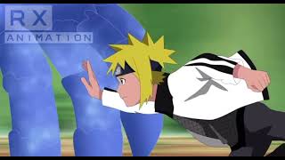 Minato vs Fugaku Final Chunin Exam Minato 1990 [upl. by Baecher]