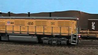 HO scale Atlas Union Pacific Genset with updated handrails [upl. by Barny]