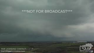 03192018 Hackleburg AL  Tornado Warned Supercell viewed from a Drone [upl. by Gothurd]