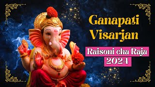 Raisoni Cha Raja Ganpati Visarjan 2024  GHRaisoni College of Engineering and Management  Pune [upl. by Inobe]