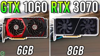 GTX 1060 6GB vs RTX 3070 8GB  Insane Upgrade [upl. by Johnette994]