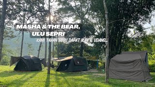 Camping  Bubu Ikan amp Udang  Masha amp The Bear Campsite Negeri Sembilan  April 2024 [upl. by Lertnom]