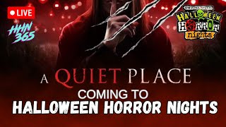 A Quiet Place Announced for Halloween Horror Nights 2024  Hollywood Tickets  HHN Livestream [upl. by Shaffert909]