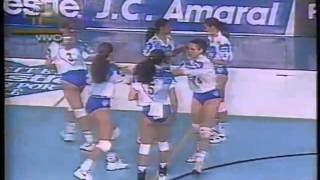 1996 Campeonato Paulista de volei Leites Nestlé x Recra semifinal 1 [upl. by Dunkin]