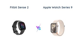 🔥Fitbit Sense 2 vs Apple Watch Series 9🔥 Which is Better [upl. by Alocin419]