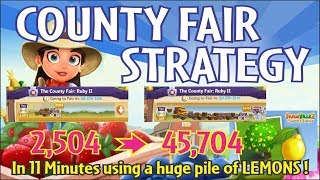 Farmville 2 Country Escape County Fair Strategy [upl. by Ldnek]