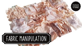 12 Mini Fabric Manipulation Samples  Textiles Tutorial [upl. by Enram]