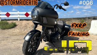 JD Customs FXRP Fairing On an Indian What the [upl. by Rennat]