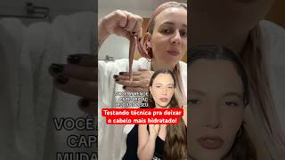 🔥testando a técnica viral CAPILARIDADE para ajudar no frizz hidratação capilar hidrataçãocapilar [upl. by Nnyliram251]