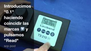 Calibración inicial Turbidimetro para piscina Turbicheck [upl. by Tal]