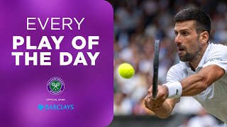 The greatest shots from Wimbledon 2024  Every Play of the Day presented by Barclays [upl. by Okihcim295]