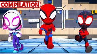 Marvels Spidey and his Amazing Friends S1 Full Episodes  90 Minute Compilation  disneyjr [upl. by Nilhsa31]