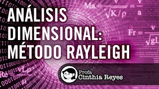 Análisis dimensional Método Rayleigh [upl. by Boice238]