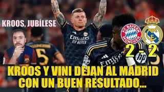 BAYERN 2  2 REAL MADRID BUEN RESULTADO PARA EL MADRID DE CARA A LA VUELTA [upl. by Nileak]