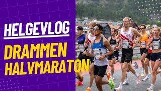 DRAMMEN HALVMARATON OG VI FORTELLER HVEM VI HAR STEMT PÅ A [upl. by Nnylekoorb]