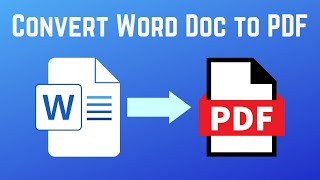 How to Convert a Word Doc to PDF  Quick amp Easy 2024 [upl. by Calbert]