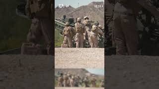 1st Marine Division Executes Artillery Drills at Chocolate Mountain [upl. by Hajin]