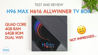 H96 Max Allwiner H616 6K Ultra HD Tv Box REVIEW  WATCH BEFORE YOU BUY [upl. by Sekofski]