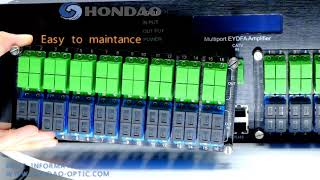 Hondao High Power EDFAamplificador óptico [upl. by Esinel843]