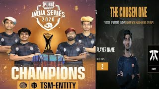 TSM Entity PMIS 2020 Champions Live Celebration  TeamIND 2 WWCD Slayer And Kratos  Owais 2 MVP [upl. by Otreblada]