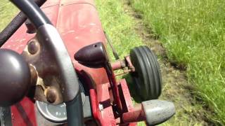 Using the Farmall 806 amp John Deere 260 Disc Mower [upl. by Lorimer468]