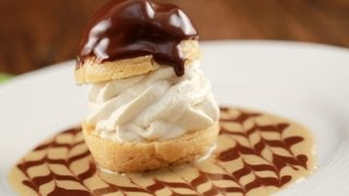 Irish Coffee Profiteroles with Chocolate Whiskey Sauce [upl. by Suiratnod]