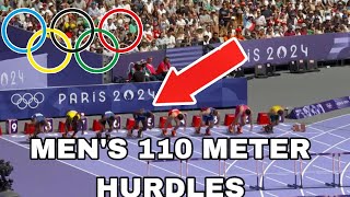 Men’s 110m hurdles heats Analysis Paris 2024 Olympic Games [upl. by Oidualc91]