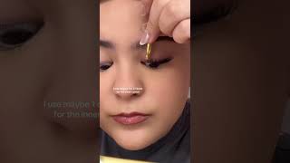 wispy cluster lashes tutorial 🎀 SHEIN edition eyelashes lashes lashextensions shein [upl. by Elleivad]